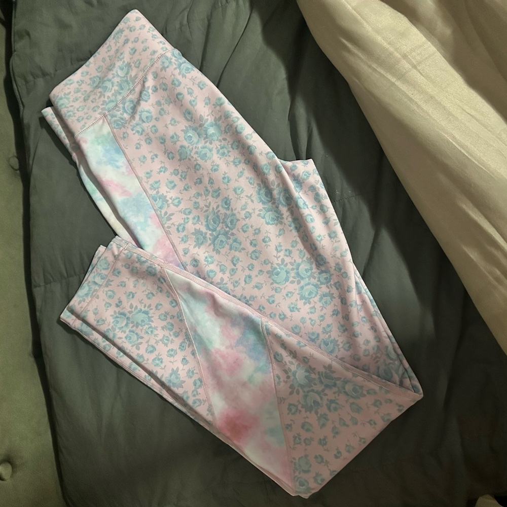 lsf athletic floral leggings